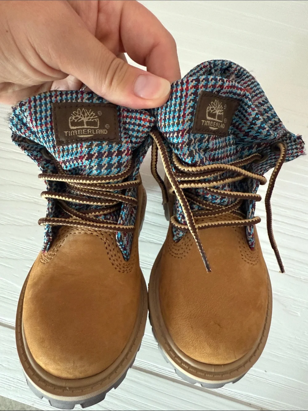 Timberland Slouch Toddler Flannel Boots